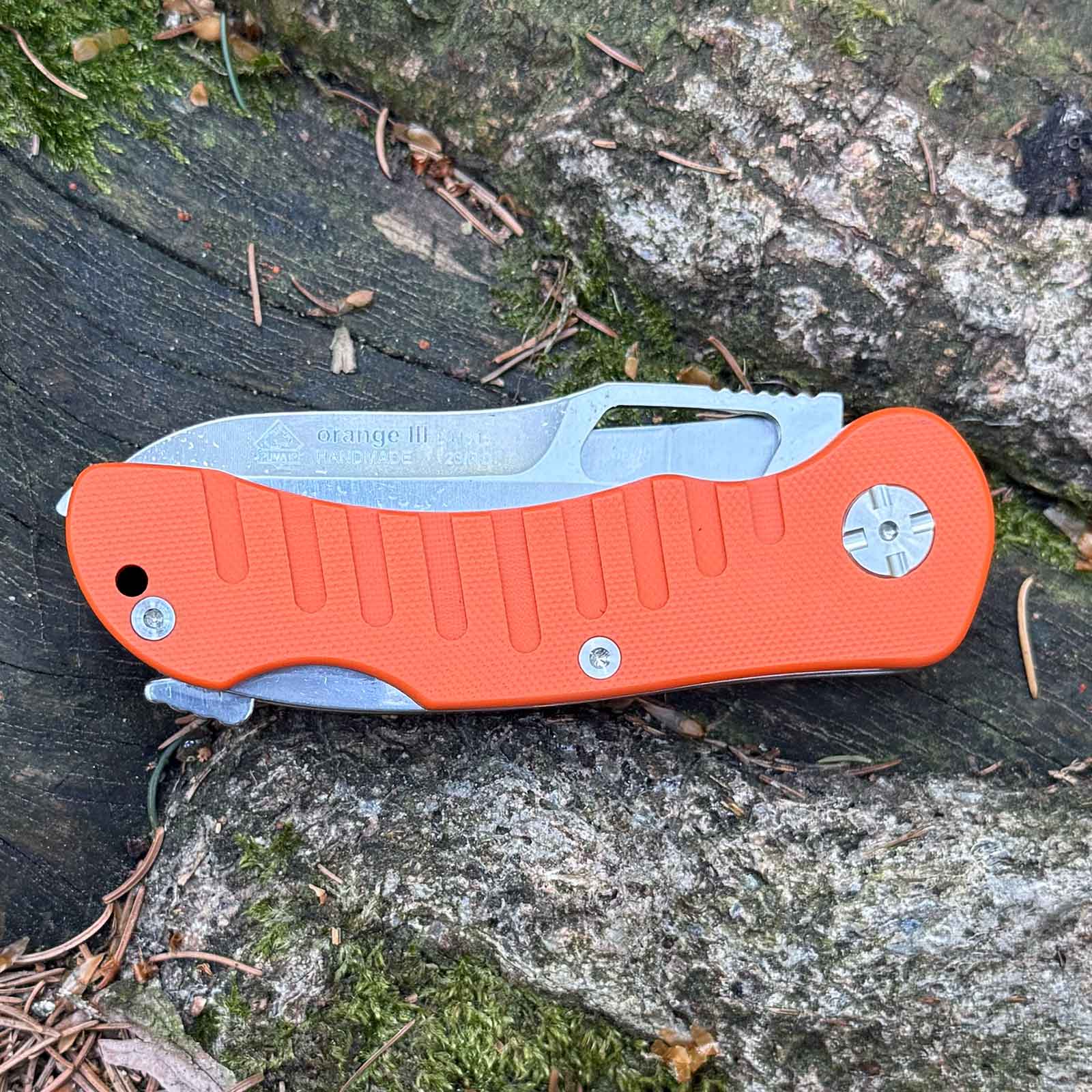 Puma IP Jagdtaschenmesser orange III – Messeransicht