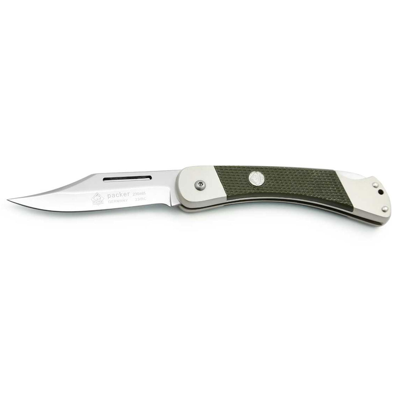 Puma Packer EDC Taschenmesser Sportschließmesser § 42a konform oliv