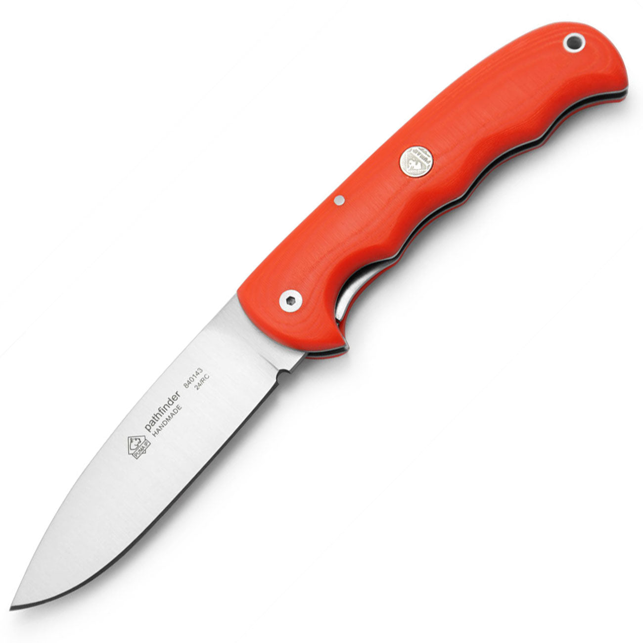 Puma IP Pathfinder Taschenmesser Micarta Orange 87mm Klinge