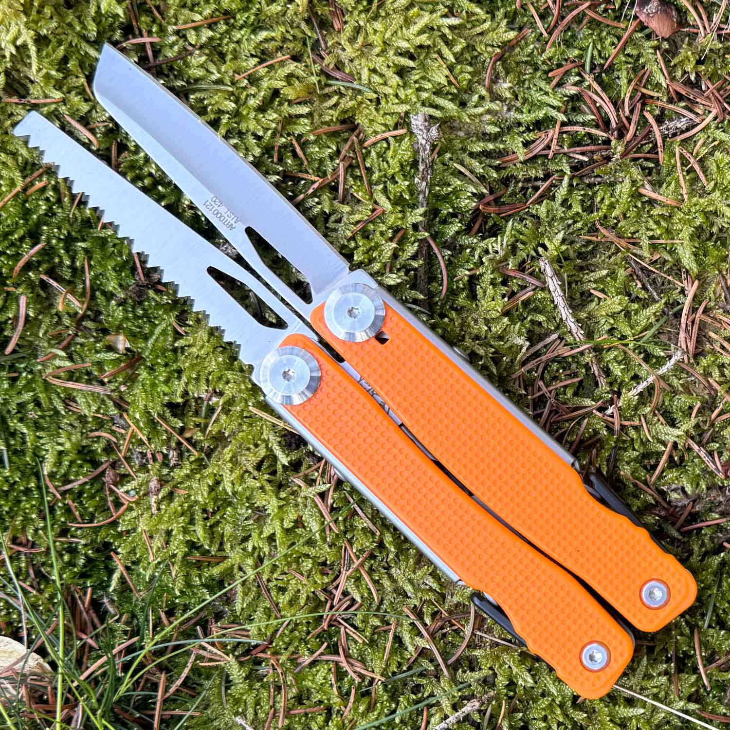 PUMA TEC Steel Multitool orange mit Säge und grosser Klinge