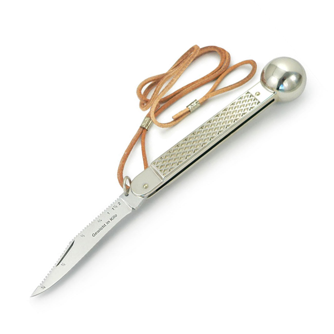Puma Waagemesser - Anglermesser mit Fischwaage, Schupper und Betäuberkugel