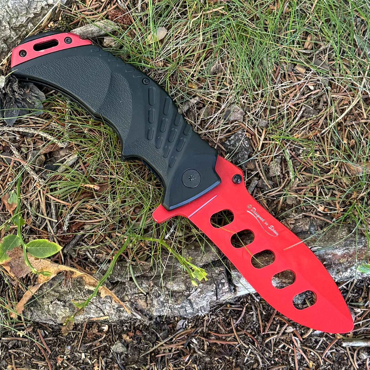 K25 Pocket Knife Trainer Trainingsmesser inkl. Nylonetui – Detailansicht