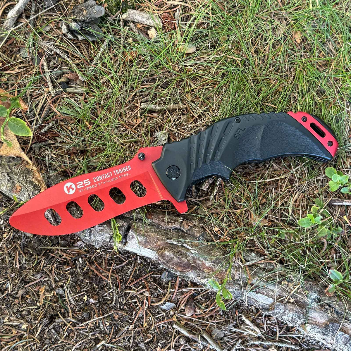 K25 Pocket Knife Trainer Trainingsmesser inkl. Nylonetui