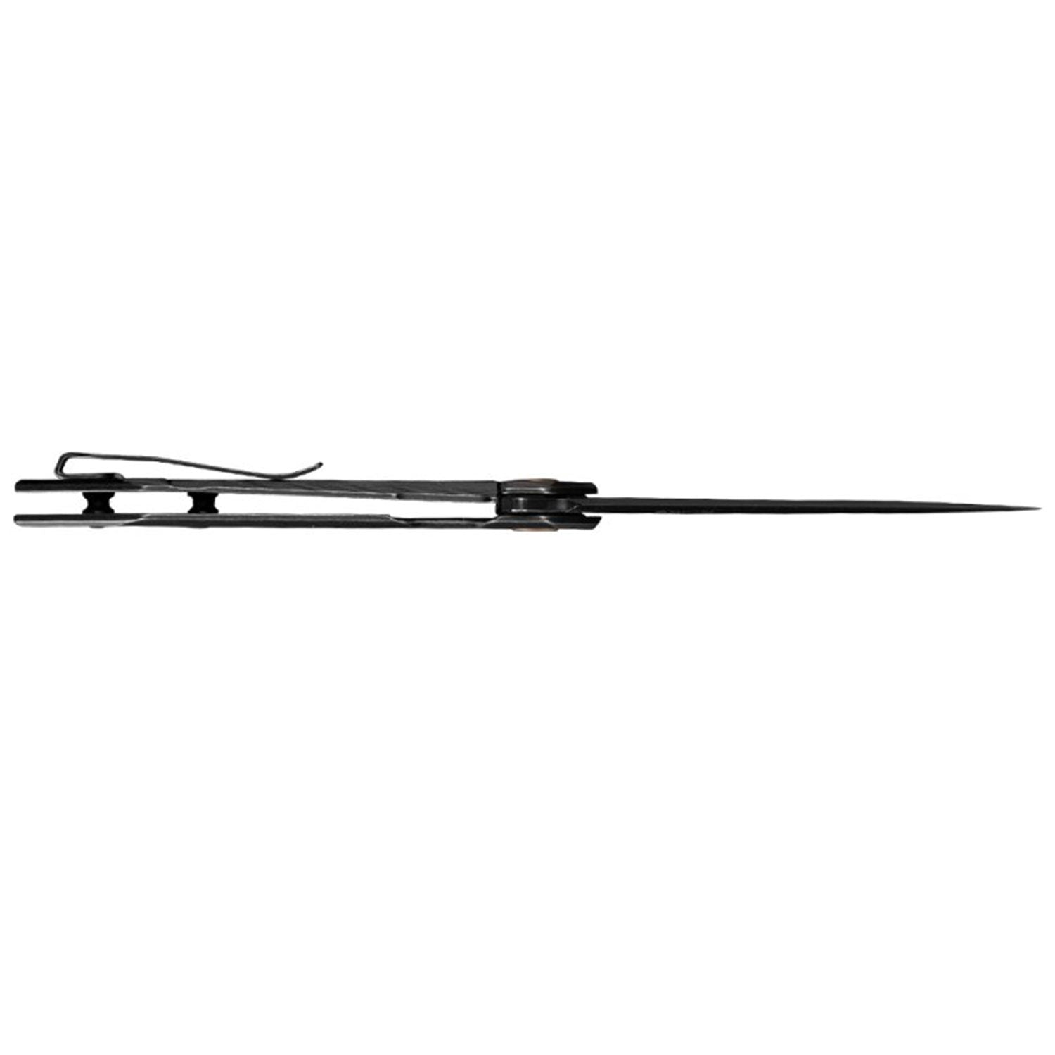 Ruike P831S-SB – Stonewash Taschenmesser mit Reverse-Tanto Klinge & Tip-Up Clip – Detailansicht