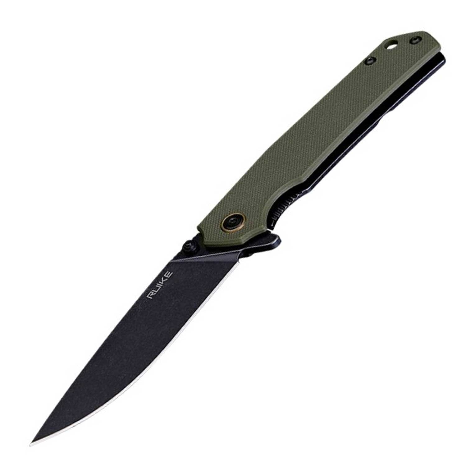 Ruike P801-G Grün – Robustes EDC-Taschenmesser mit Tip-Up Clip