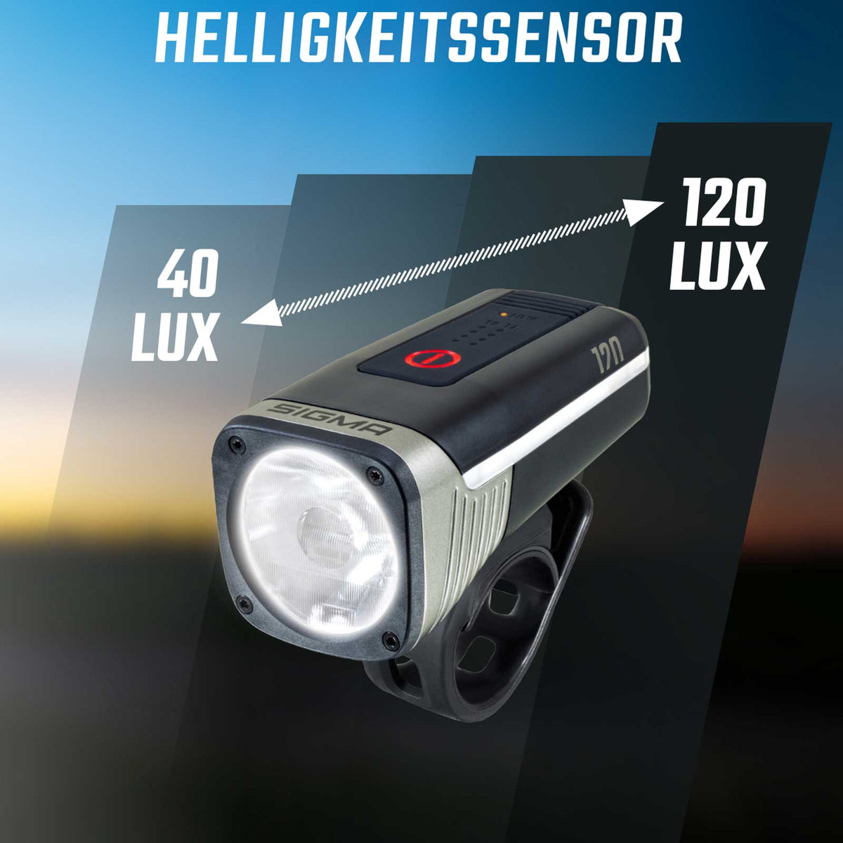 Sigma Aura 120 Link & Reco 80 Link – Fahrradlicht-Set mit Radar & StVZO