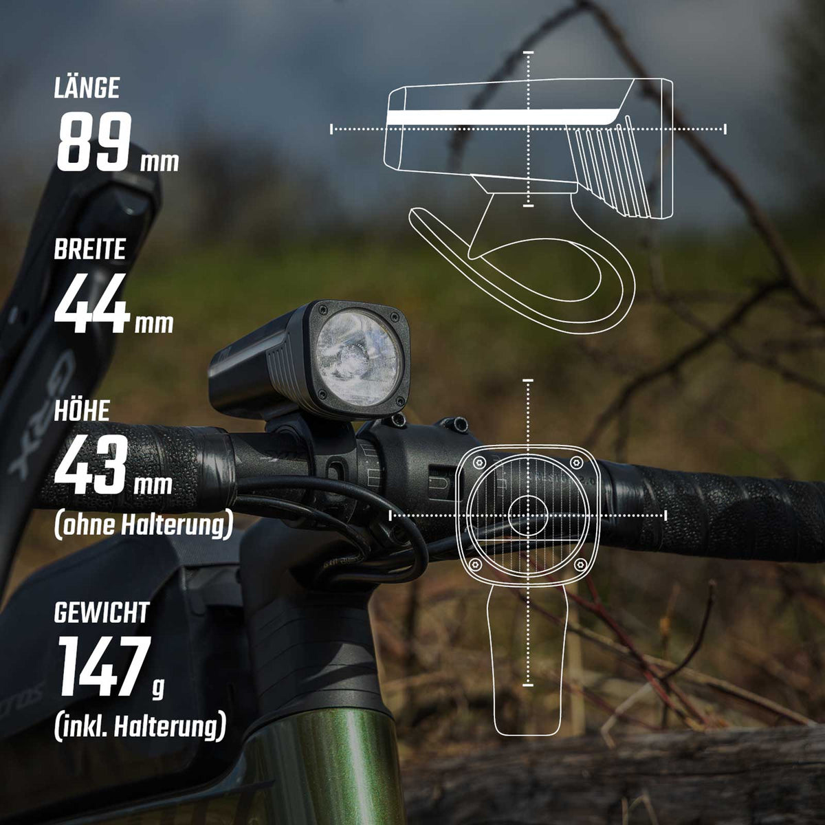 Sigma Aura 120 Link & Reco 80 Link – Fahrradlicht-Set mit Radar & StVZO