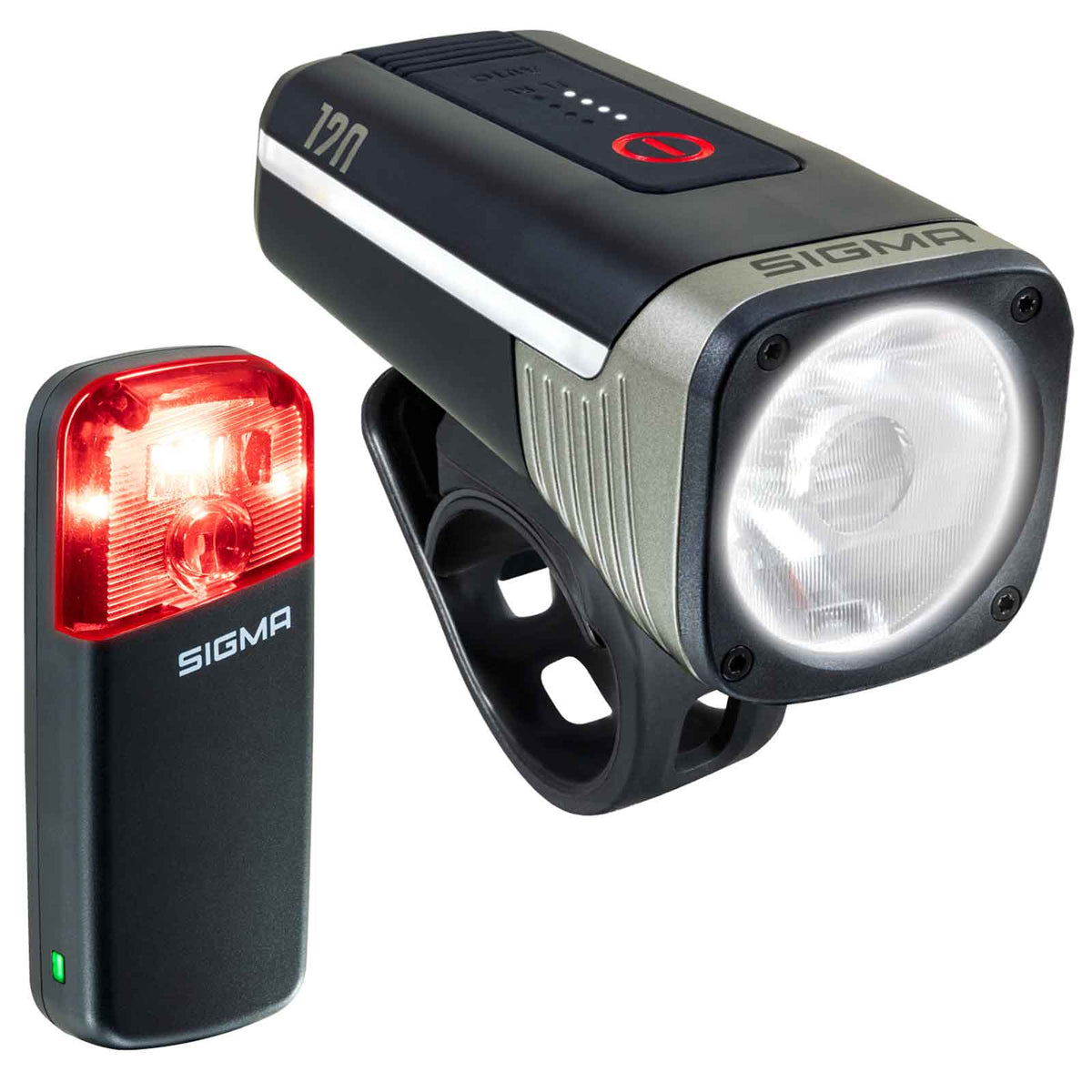 Sigma Aura 120 Link & Reco 80 Link – Fahrradlicht-Set mit Radar & StVZO