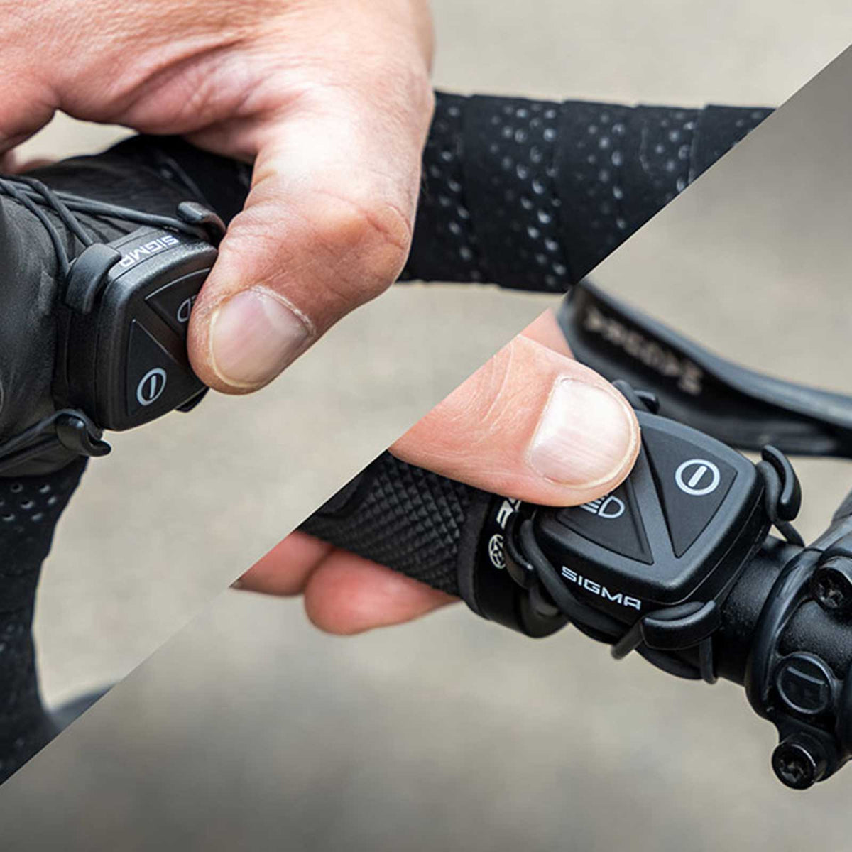 Sigma Fahrrad Beleuchtungsset Aura 170 HB Frontlicht & Hiro 50 Link Rücklicht