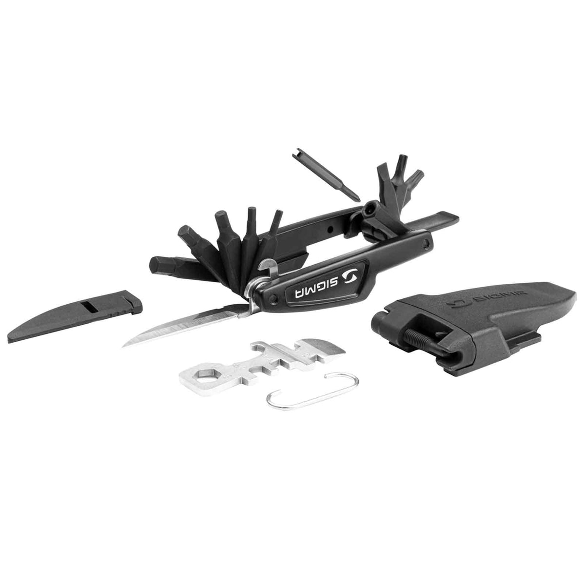 Sigma Pocket Tool Medium – Fahrrad-Multitool mit 17 Funktionen & Kettennieter