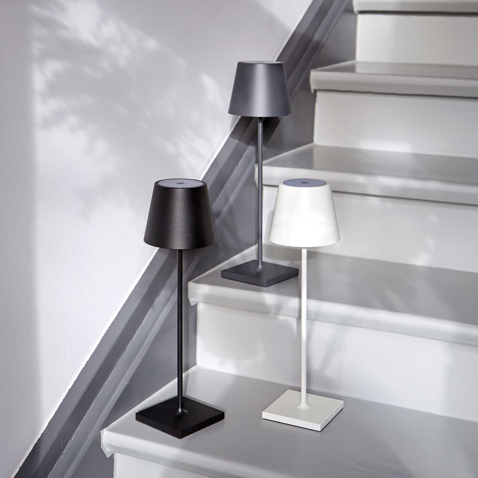Sigor Nuindie Outdoor Akku-Tischleuchte, USB-C, 38cm hoch