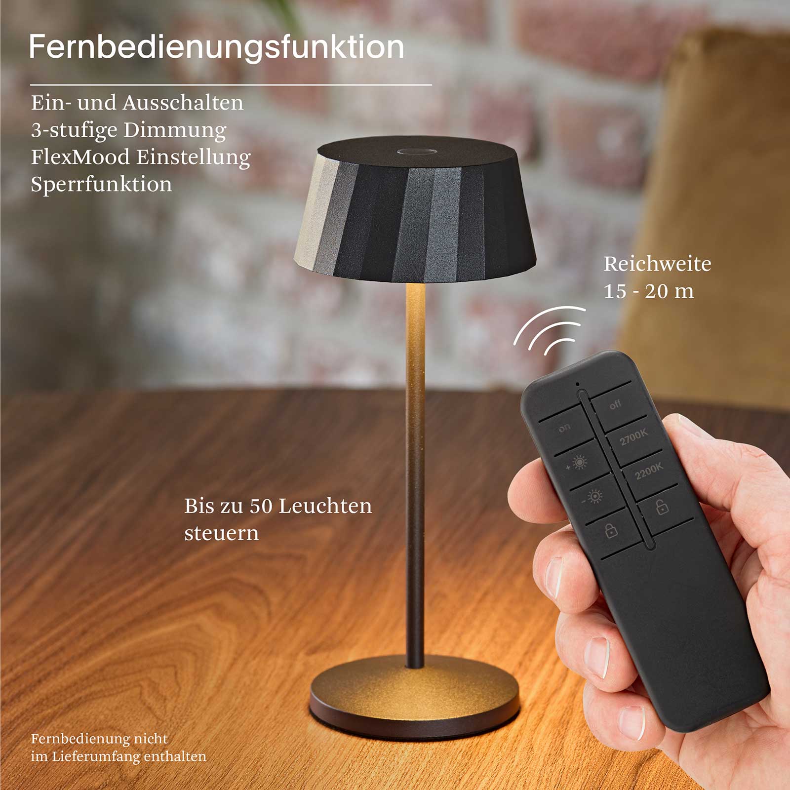 Sigor Facetta Akku-Tischleuchte