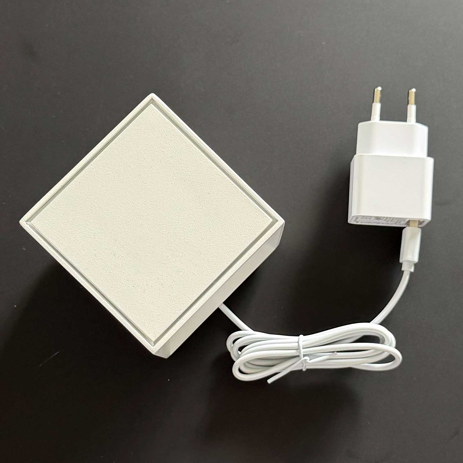 Sigor Nutalis – dimmbare Akku-Tischleuchte für innen & außen – Mini-Ausführung schneeweiss usb Laden