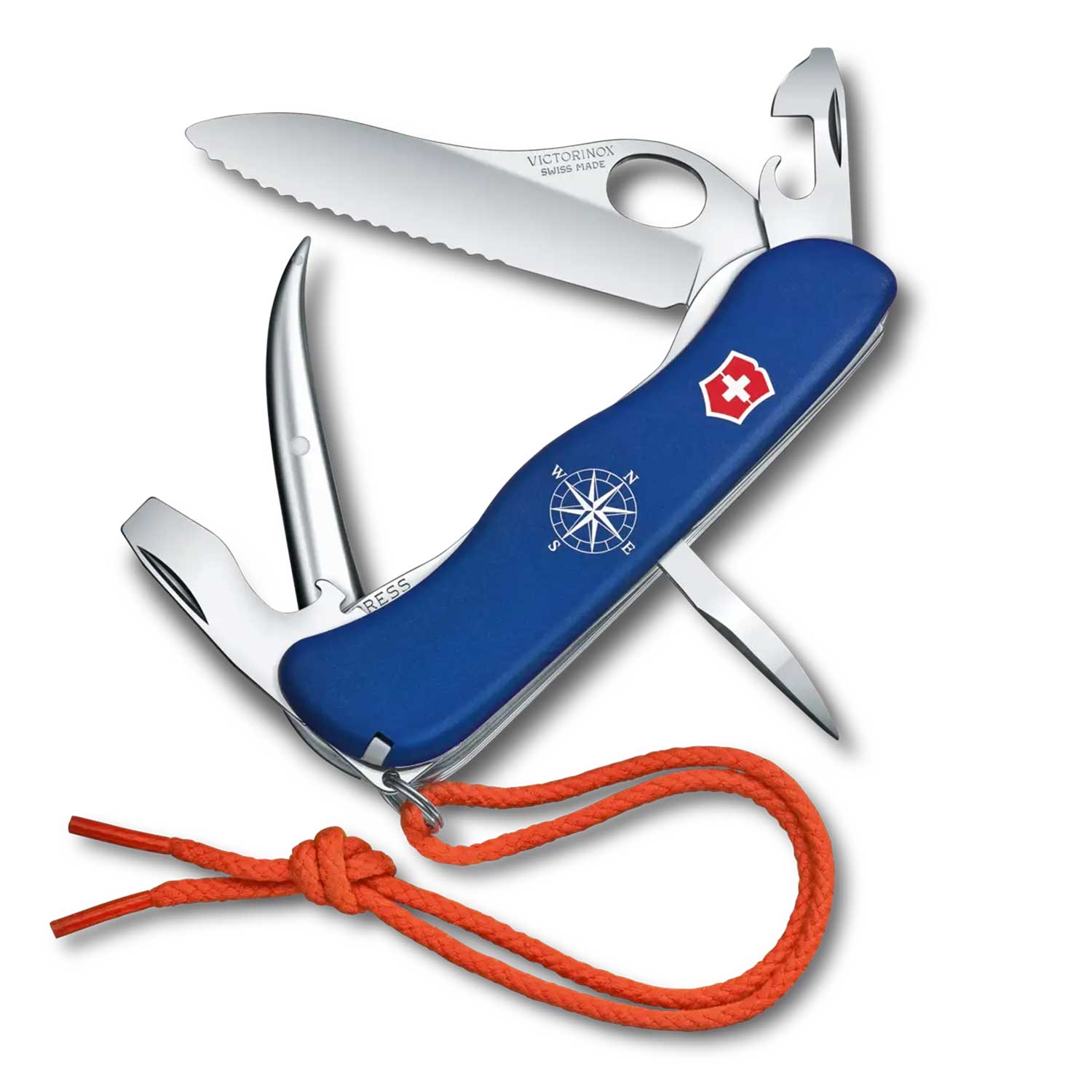 Victorinox Skipper Pro – Segelmesser mit Marlspieker 12 Funktionen – Produktansicht des Messers – Detailansicht 1