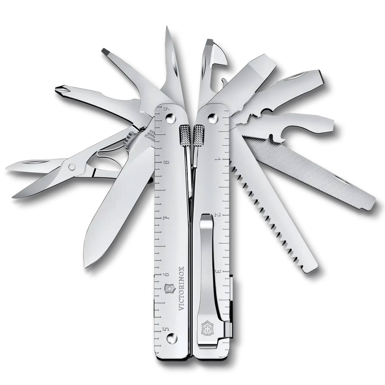 Victorinox Swiss Tool MX Clip Schweizer Multitool mit 26 Funktionen - 3.0327.MKB1 (B-Ware)
