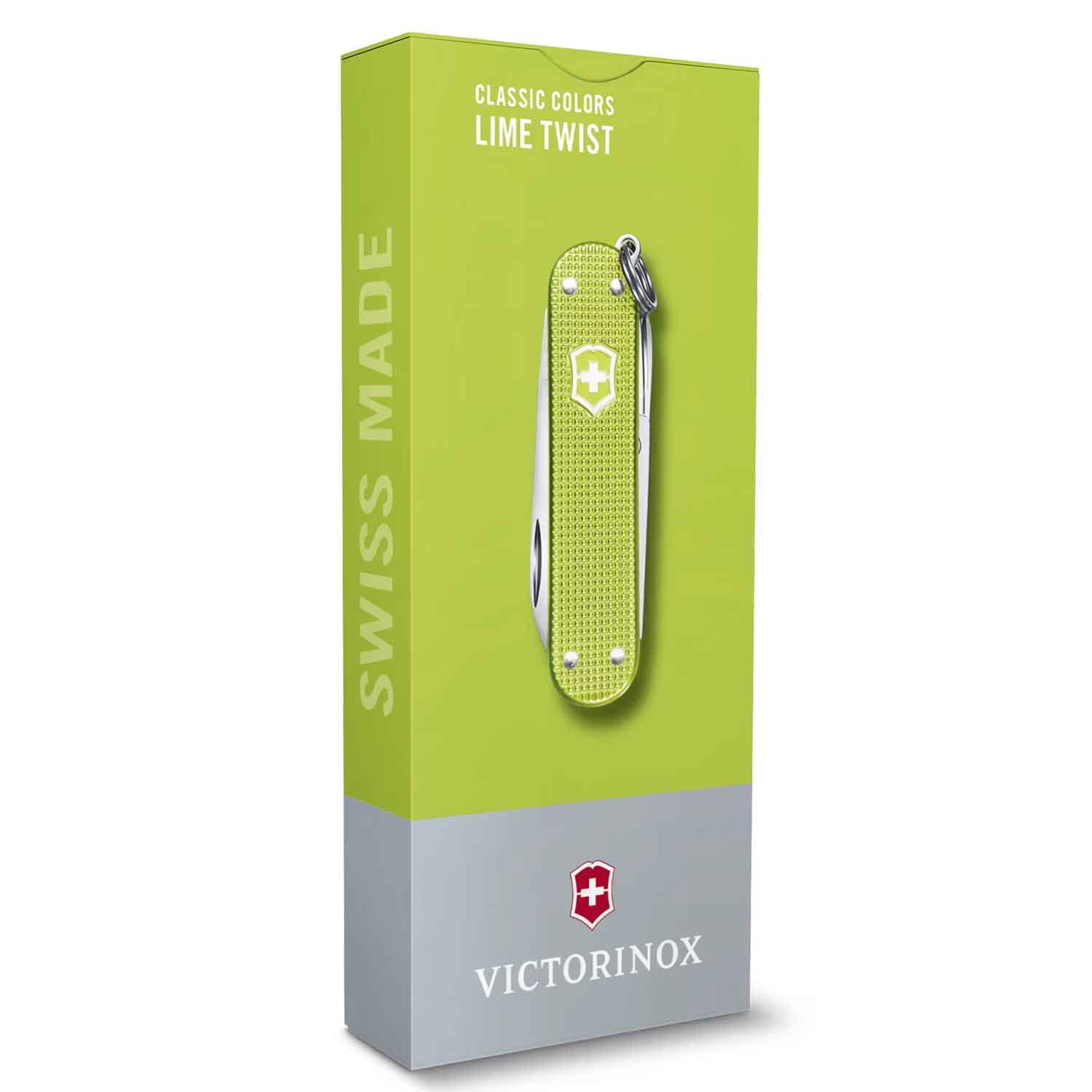 Victorinox Classic SD Alox Lime Twist Taschenmesser mit 5 Funktionen 0.6221.241G – Detailansicht