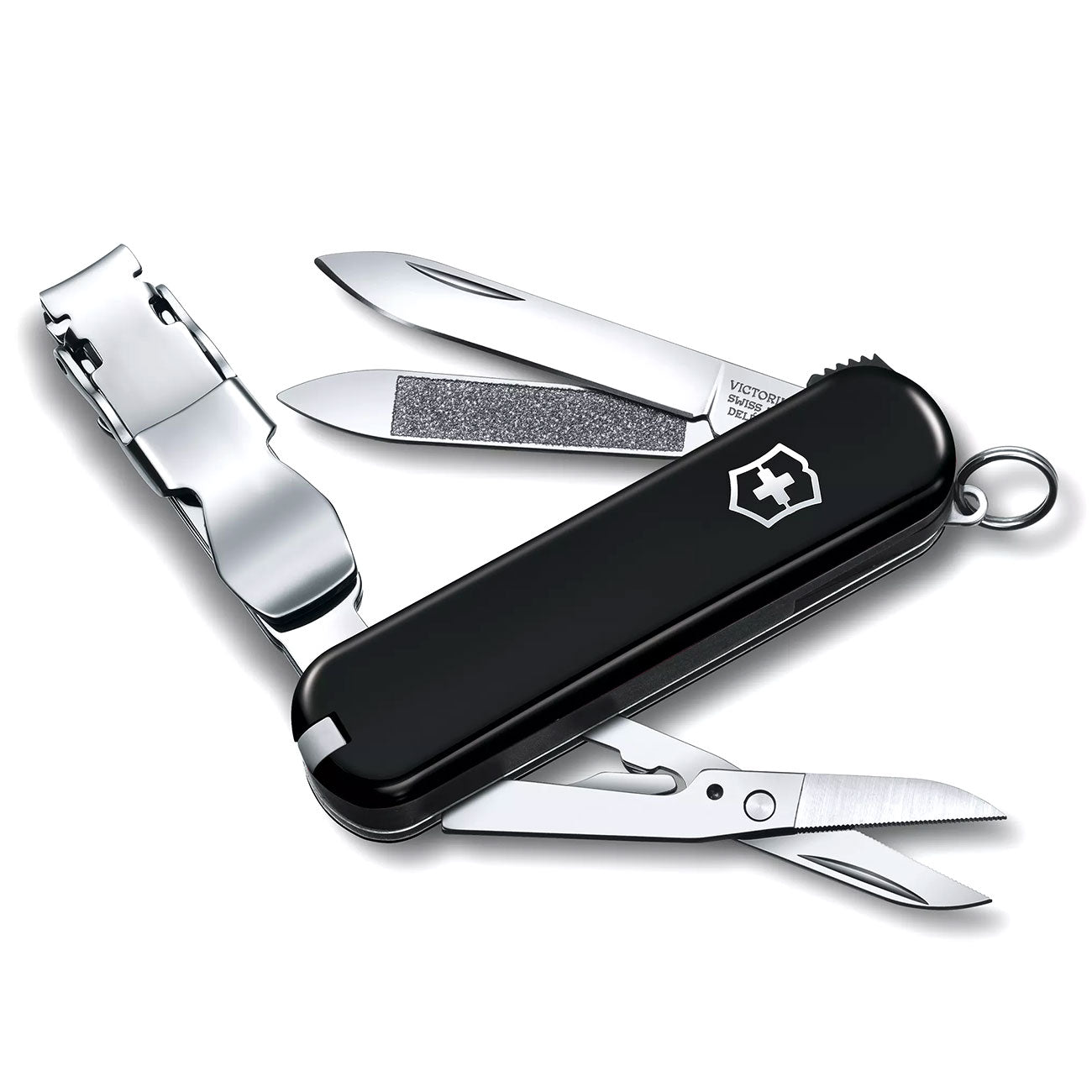 Victorinox Nail Clip 580 Nagelknipser - Multitool zur Nagelpflege 8 Funktionen schwarz – Detailansicht