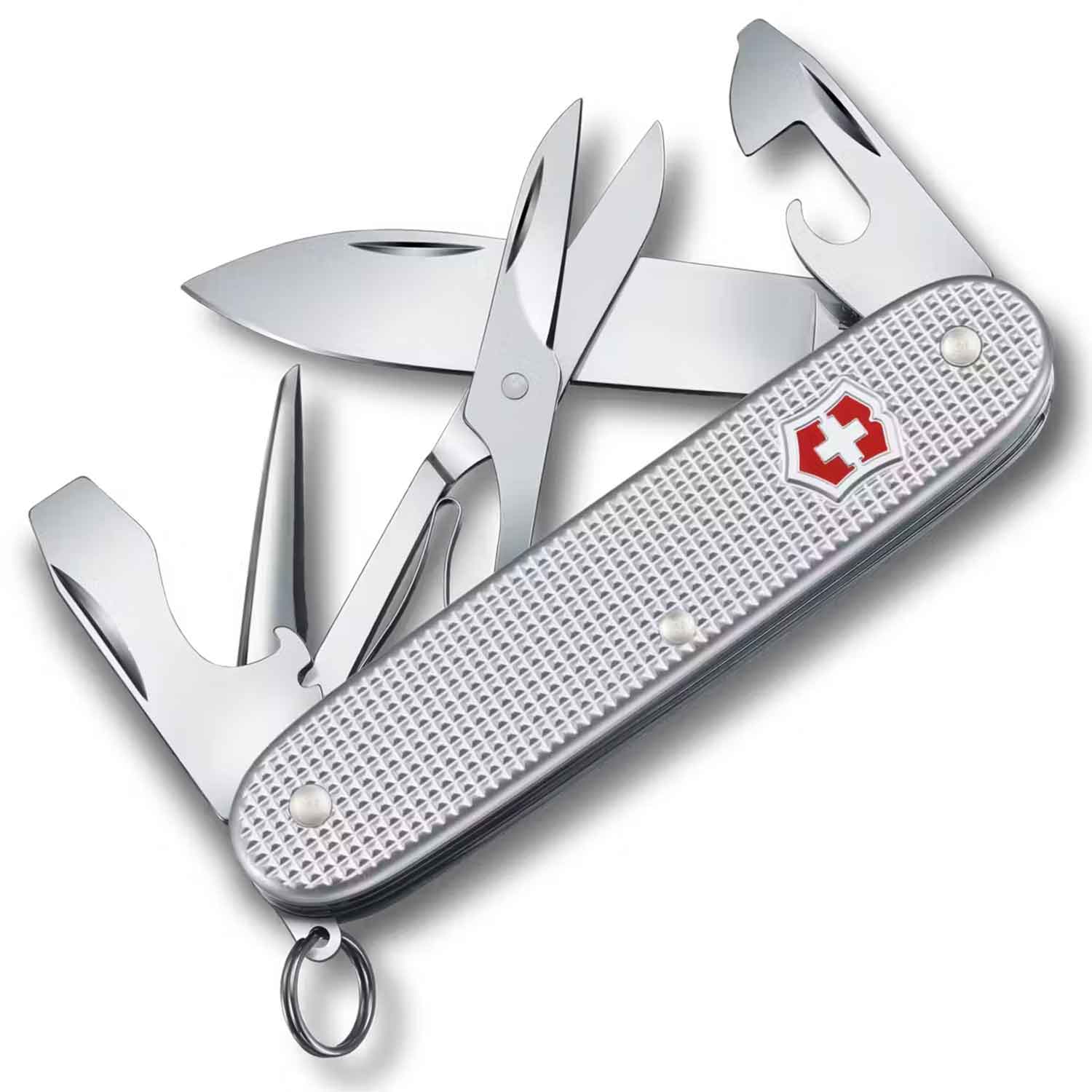 Victorinox Pioneer X Alox – Schweizer Taschenmesser mit 9 Funktionen silber