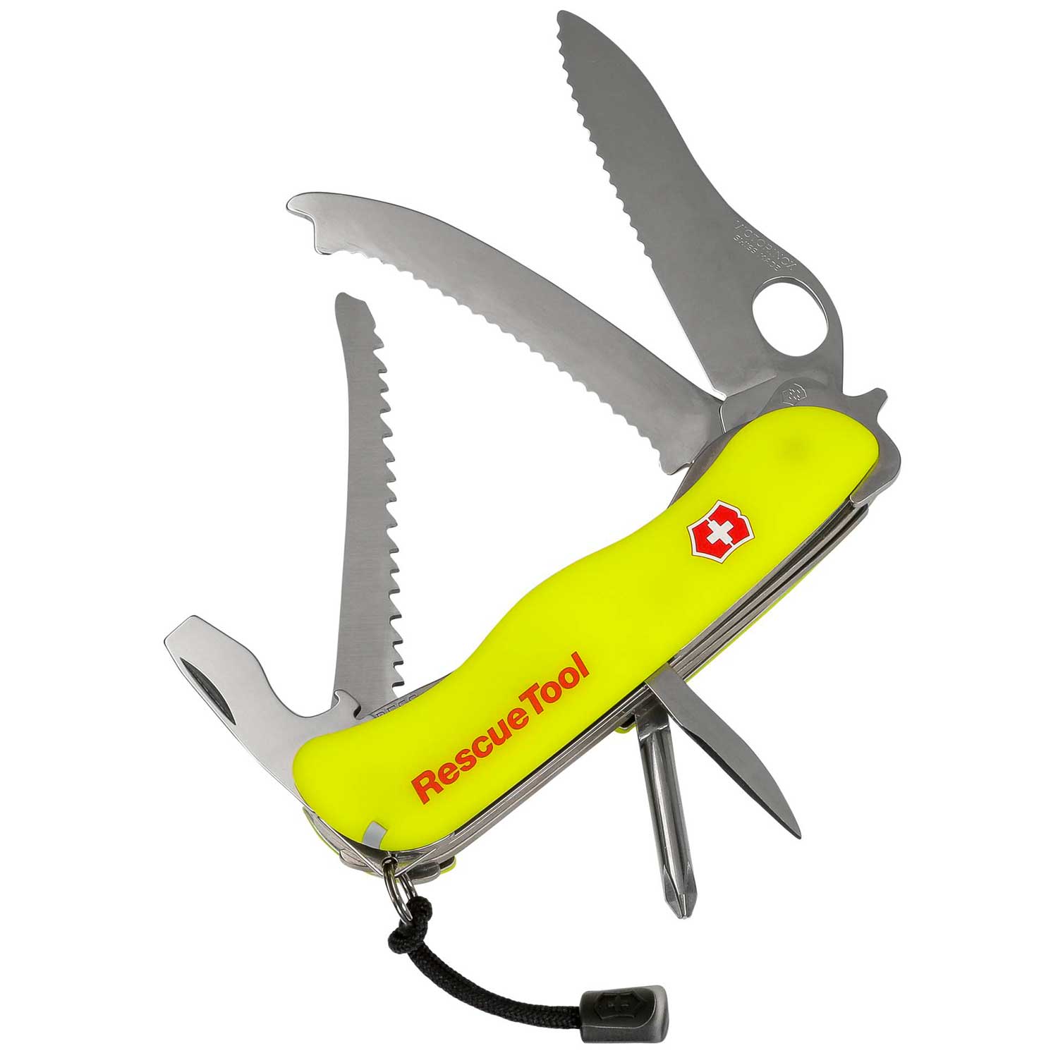Victorinox Rescue Tool MW - Rettungswerkzeug & Multitool mit 13 Funktion im Nylonetui – Produktansicht des Messers