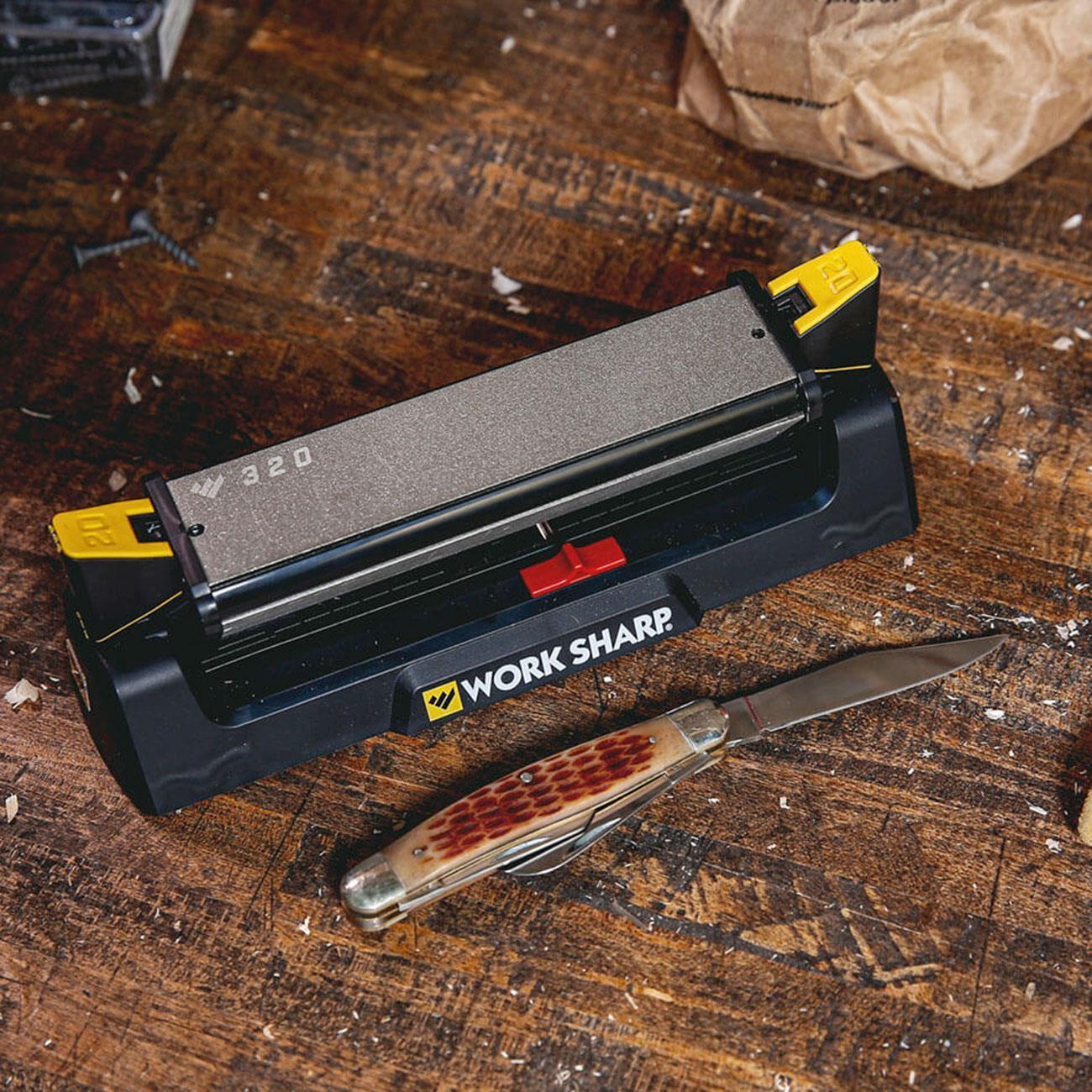 Work Sharp Benchstone Knife Sharpener – 3-in-1 Messerschärfer für alle Klingen – Detailansicht