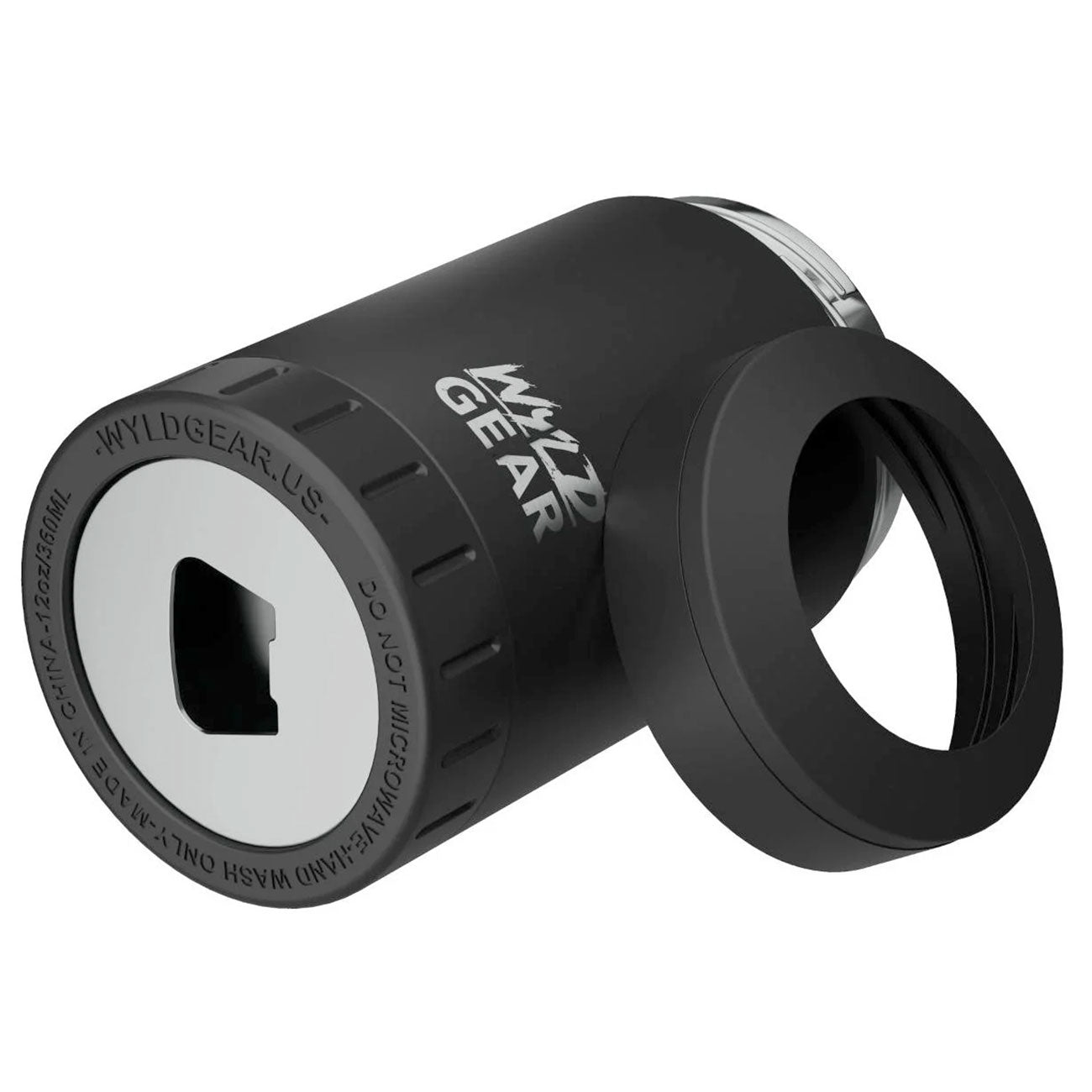 Wyld Gear Multi-Can 354 ml schwarz, multifunktioneller Getränkehalter – Detailansicht
